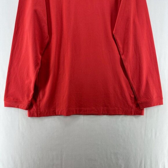 Tommy Bahama Shirt Mens Size S Pima Cotton Modal Polo 1/4 Zip Long Sleeve Red - Picture 6 of 10